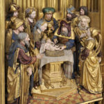 J. Boreman, La Vie de la Vierge, partie sculptée du Retable de Saluces, 1500 -1510 © Y.Peeters et A.Dohet