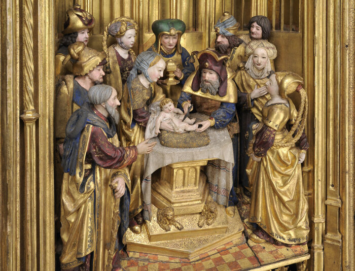 J. Boreman, La Vie de la Vierge, partie sculptée du Retable de Saluces, 1500 -1510 © Y.Peeters et A.Dohet