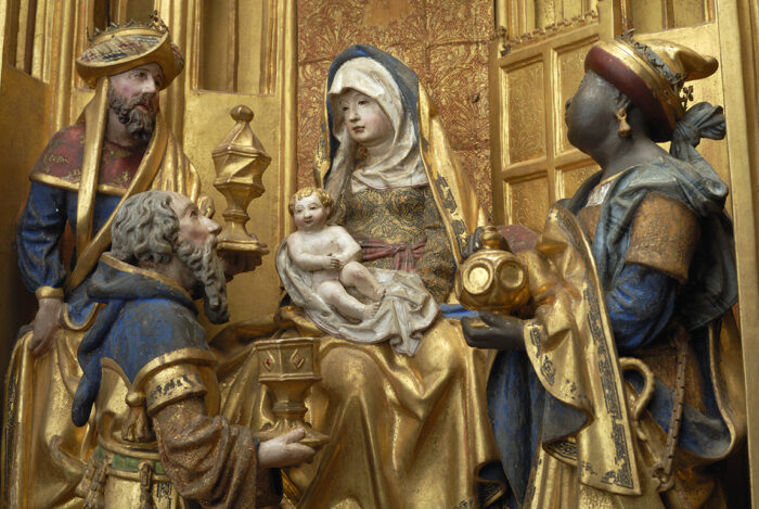 J. Boreman, La Vie de la Vierge, partie sculptée du Retable de Saluces, 1500-1510 © Y.Peeters et A.Dohet