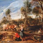 P.P. Rubens, La ferme à Laeken, vers 1617-1618 © Collection of Her Majesty the Queen