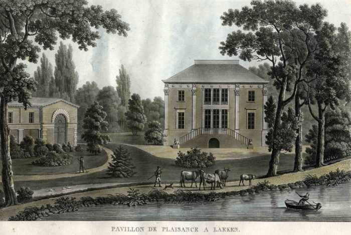 J.P. Goetghebuer, Lustpaviljoen te Laken,1827 © P. Schacht