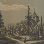 J. Hoolans, Het kerkhof van Laken, circa 1855 © Museum van de Stad Brussel