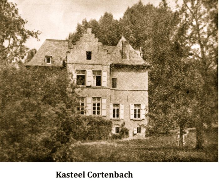 Het oude kasteel van Cortenbach © Private collectie