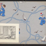 UPL behangpapier voor de kinderkamer, 20e eeuw © Archief van de Stad Brussel