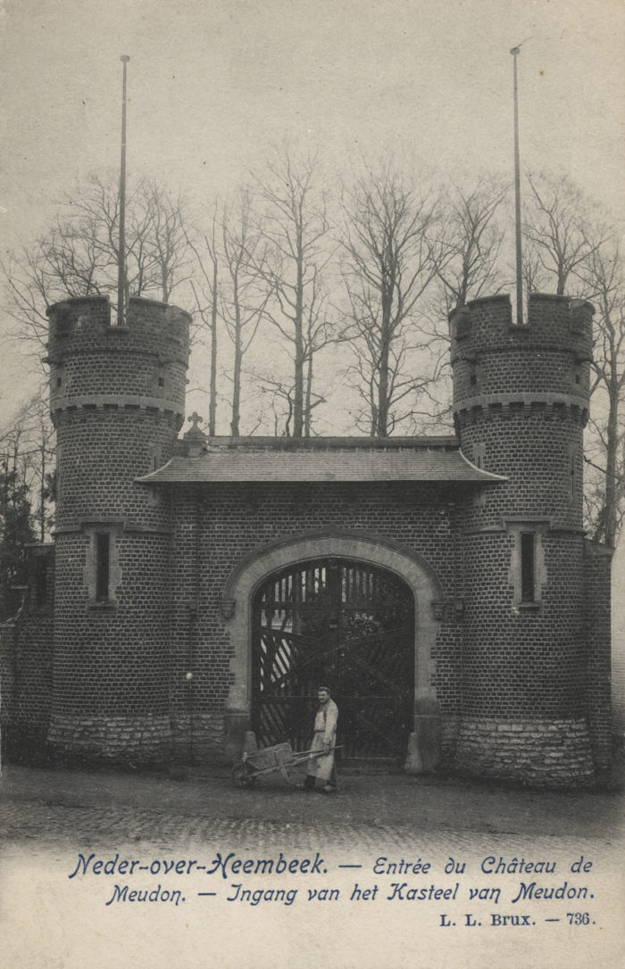 Entrée du château de Meudon, 1902-1904 © Archives de la Ville de Bruxelles