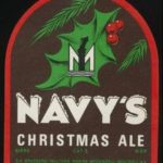 Étiquette de bouteille de bierre Navy’s Christmas © Collection privée