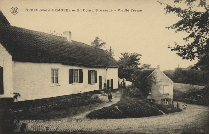 Oude boerderij in Neder-Over-Heembeek, 1920-1925 © Archief van de Stad Brussel