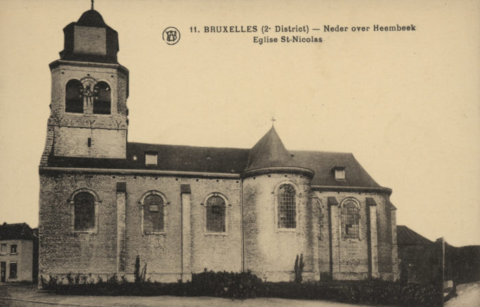 Église Saint-Nicolas, 1920-1925 © Archives de la Ville de Bruxelles