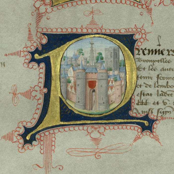 Lettrine, 15e siècle © Archives générales du Royaume