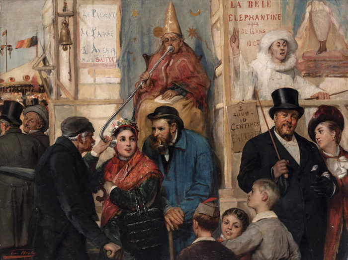 Museum van de Stad Brussel_Nieuwe aanwinst_Léon Herbo_De kermis van Brussel in 1880