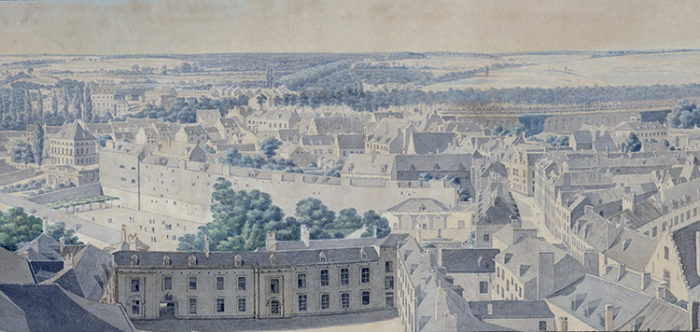 Panorama de Bruxelles en 1819 © KBR