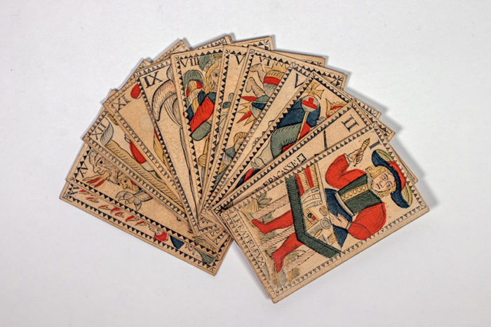 Nicolas Bodet, Tarot cards, between 1743 and 1751 © Brussels City Museum